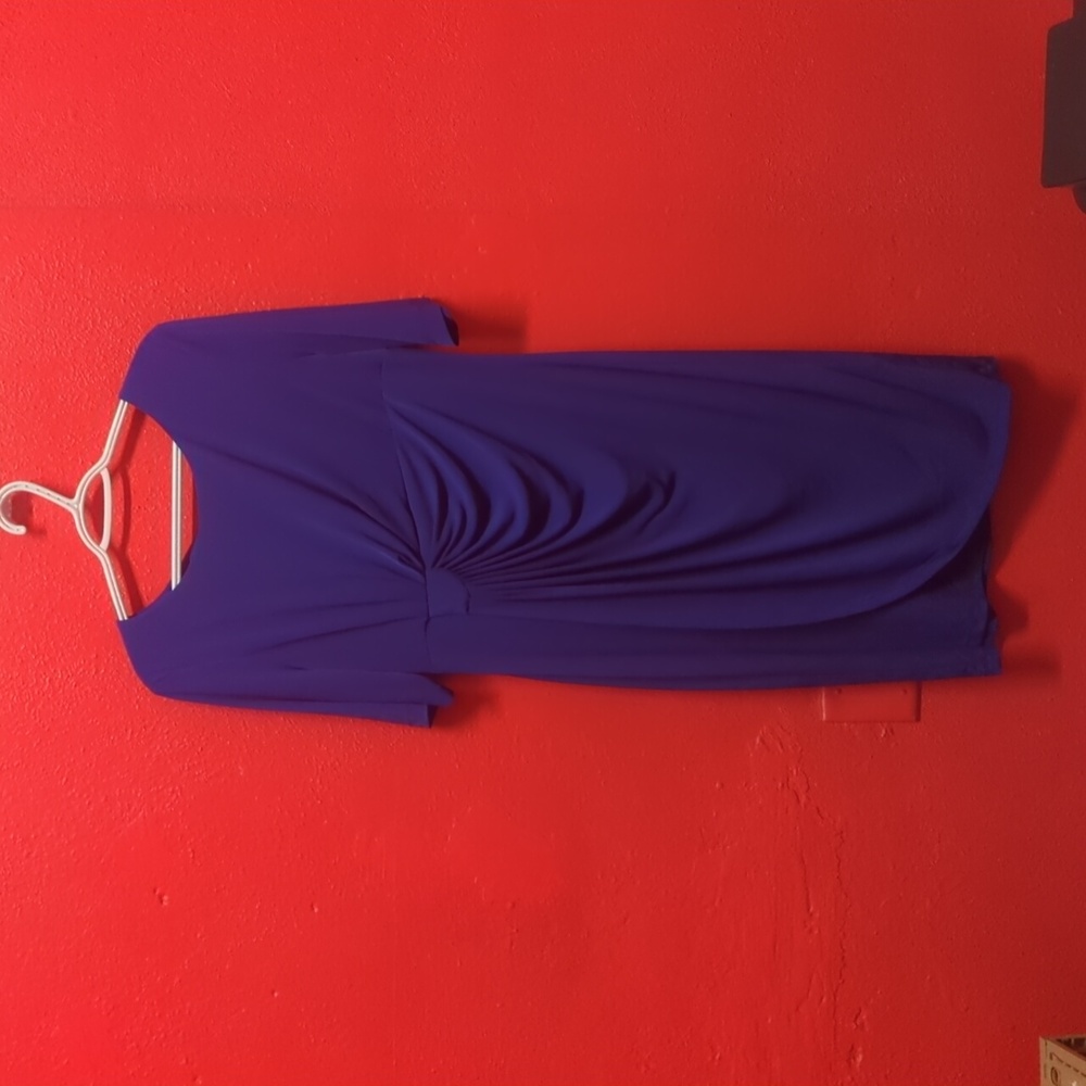 Midi royal blue dress